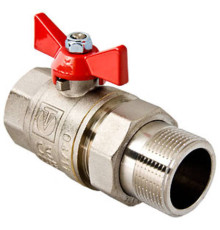 Кран шаровый с американкой прямой