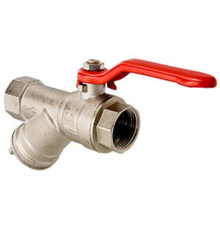 Кран шаровый со встроенным фильтром 1/2"